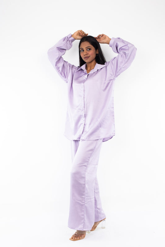 Nightdress For Womens - Light Purple